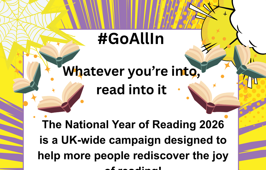 #GoAllIn – National Year of Reading in the UK